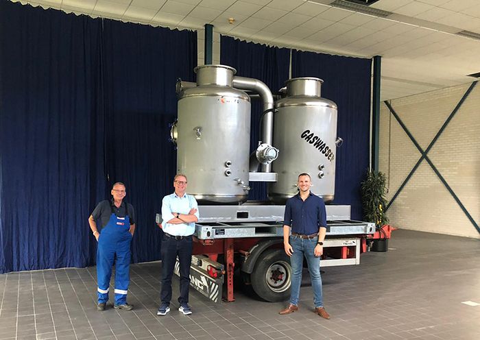 KOKS Scrubber 4000 delivered to BUCHEN UmweltService GmbH in our showroom